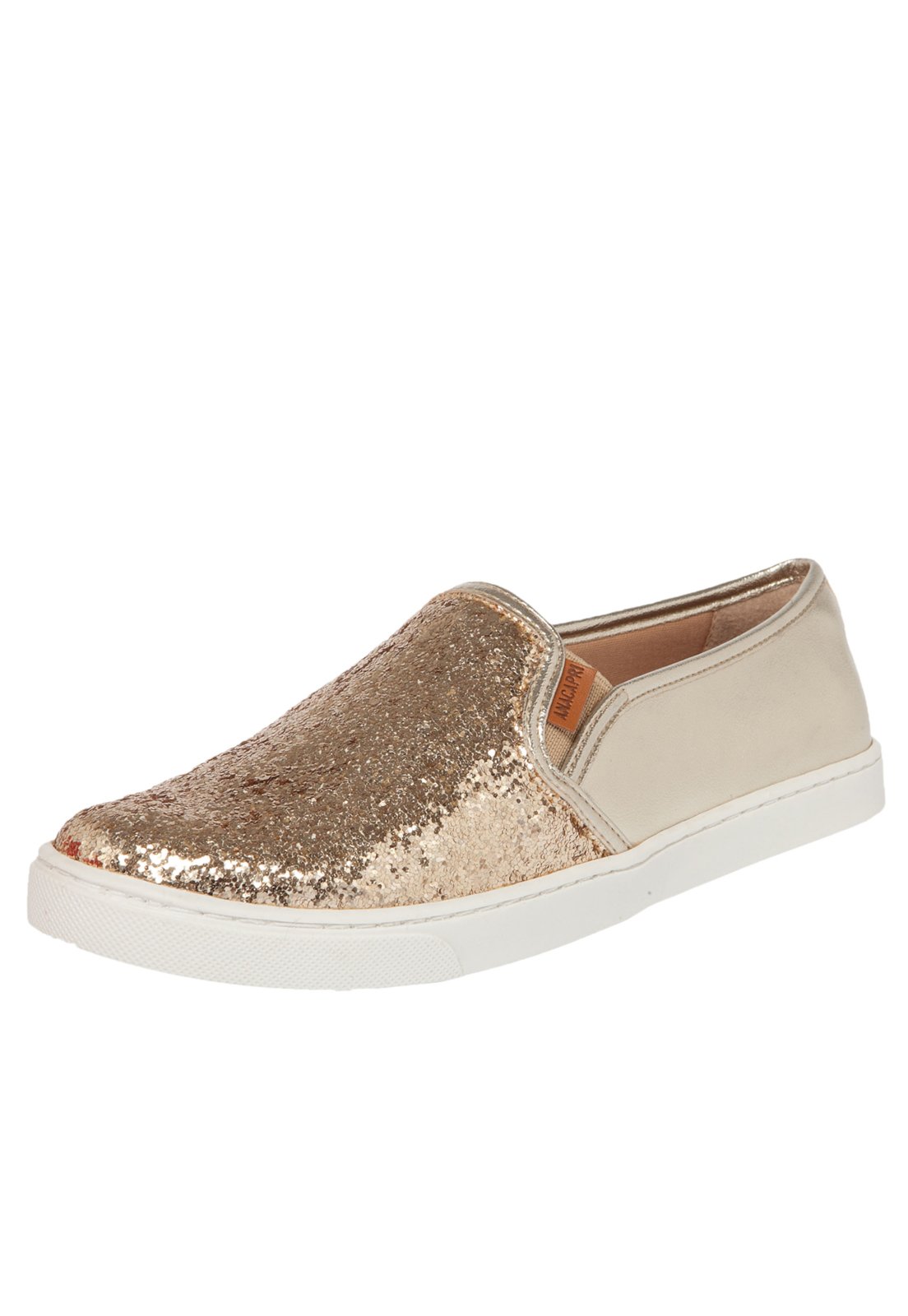 slip on anacapri dourado