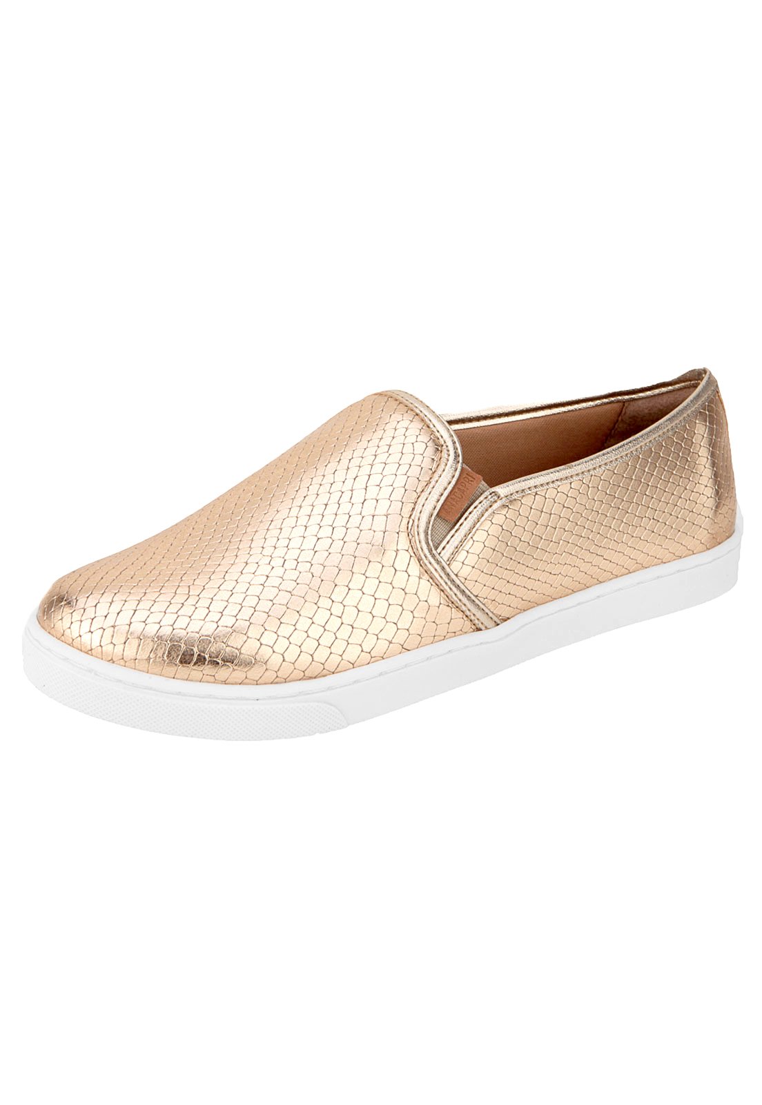 slip on anacapri dourado