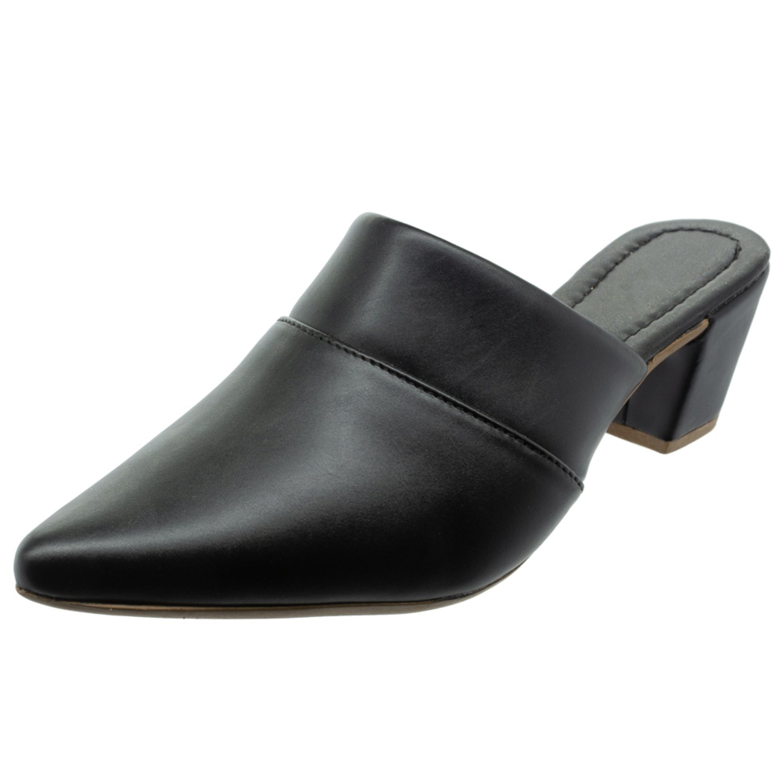 scarpin preto salto 6 cm