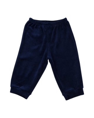 Calça Ano Zero Bebê Plush Liso Marinho Menor preço em Calça Ano Zero Bebê Plush Liso Marinho