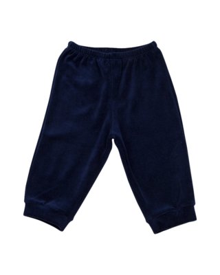 Menor preço em Calça Ano Zero Bebê Plush Liso Marinho