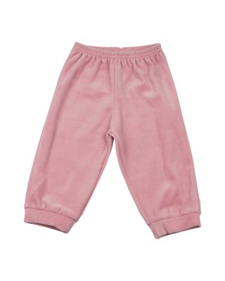 Menor preço em Calça Ano Zero Bebê Plush Liso Salmão