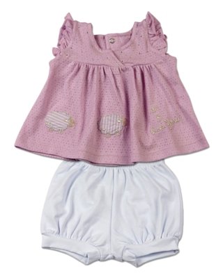 Conjunto 2Pçs Ano Zero Ovelhinhas Roxo Menor preço em Conjunto 2Pçs Ano Zero Ovelhinhas Roxo