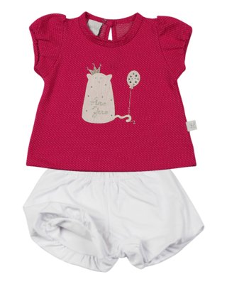 Menor preço em Conjunto Bebê Ano Zero Hamster Vermelho