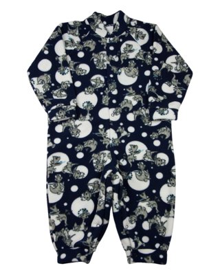 Macacão Ano Zero Pijama Infantil Microsoft Estampado Bichos Marinho Menor preço em Macacão Ano Zero Pijama Infantil Microsoft Estampado Bichos Marinho