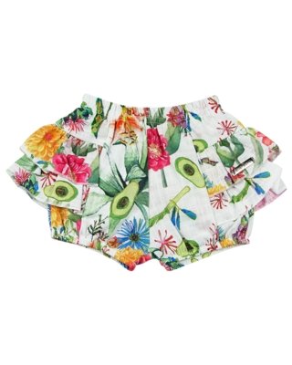 Shorts Ano Zero Bebê Dylan Estampa Digital Branco Menor preço em Shorts Ano Zero Bebê Dylan Estampa Digital Branco