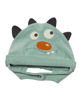 Touca Ano Zero Bebê Plush Monstrinho Verde Menor preço em Touca Ano Zero Bebê Plush Monstrinho Verde