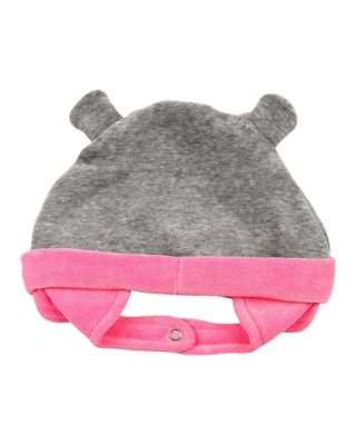 Touca Ano Zero Bebê Plush Ratinha Mescla Menor preço em Touca Ano Zero Bebê Plush Ratinha Mescla