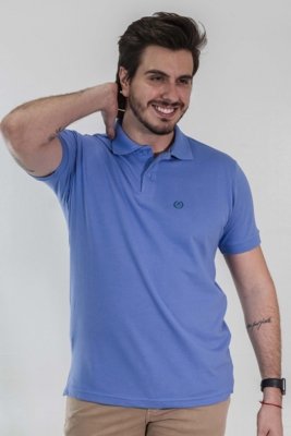 Camisa Polo Pique Elastano Masculina Manga Punho Anticorpus Compre