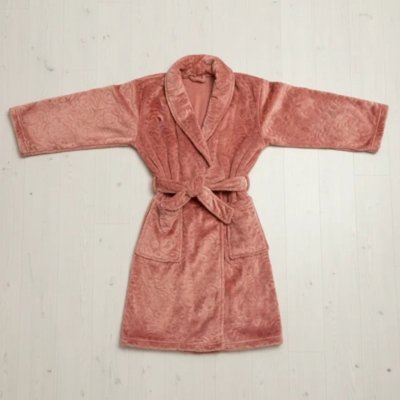 Roupão Adulto Microfibra Relevo Inverno Luxo Appel Lady Rosa Blush