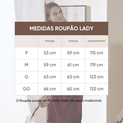 Roupão Adulto Microfibra Relevo Inverno Luxo Appel Lady Rosa Blush
