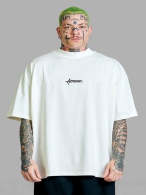 CAMISETA HUGE APPROVE BASIC - OFF WHITE