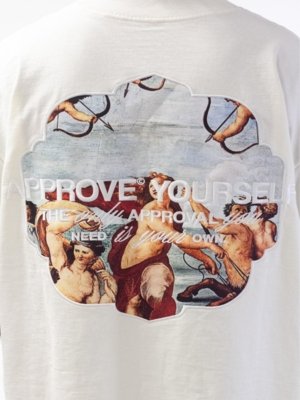 CAMISETA HUGE APPROVE GALATEA OFF WHITE - OFF WHITE