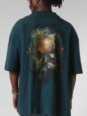 CAMISETA HUGE APPROVE GARDEN  PARADISE - VERDE