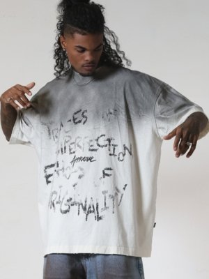 CAMISETA HUGE APPROVE GARDEN WRITING - OFF WHITE