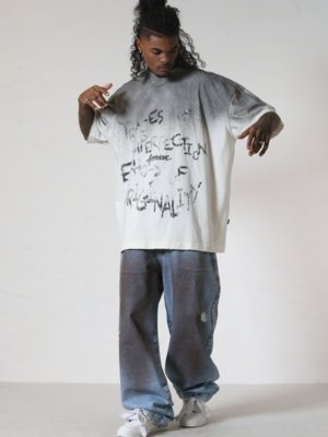 CAMISETA HUGE APPROVE GARDEN WRITING - OFF WHITE