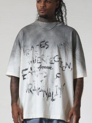 CAMISETA HUGE APPROVE GARDEN WRITING - OFF WHITE