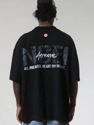 CAMISETA HUGE APPROVE HIDDEN NCEI - PRETO