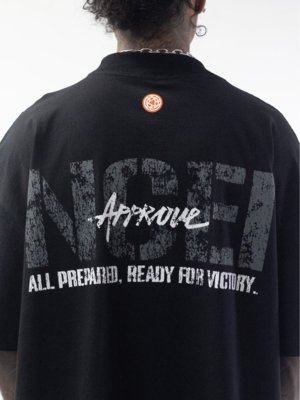 CAMISETA HUGE APPROVE HIDDEN NCEI - PRETO