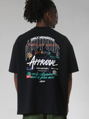 CAMISETA HUGE APPROVE ONLY - PRETO
