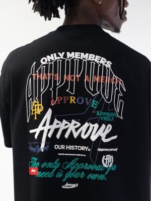 CAMISETA HUGE APPROVE ONLY - PRETO
