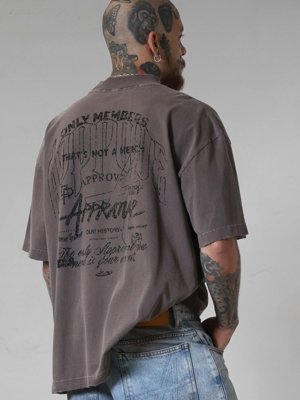 CAMISETA HUGE APPROVE ONLY II - MARROM