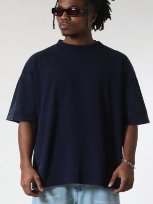 CAMISETA HUGE CANVAS STONE - AZUL