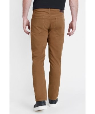 Calca Jeans Slim Moletom Color Castor