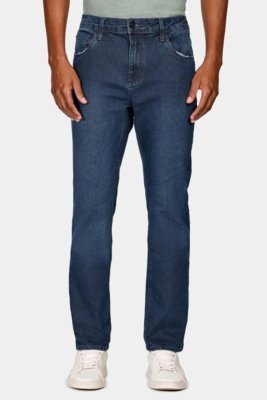 Calça Jeans Slim Stone Azul
