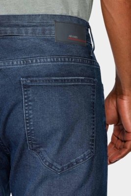 Calça Jeans Slim Stone Azul