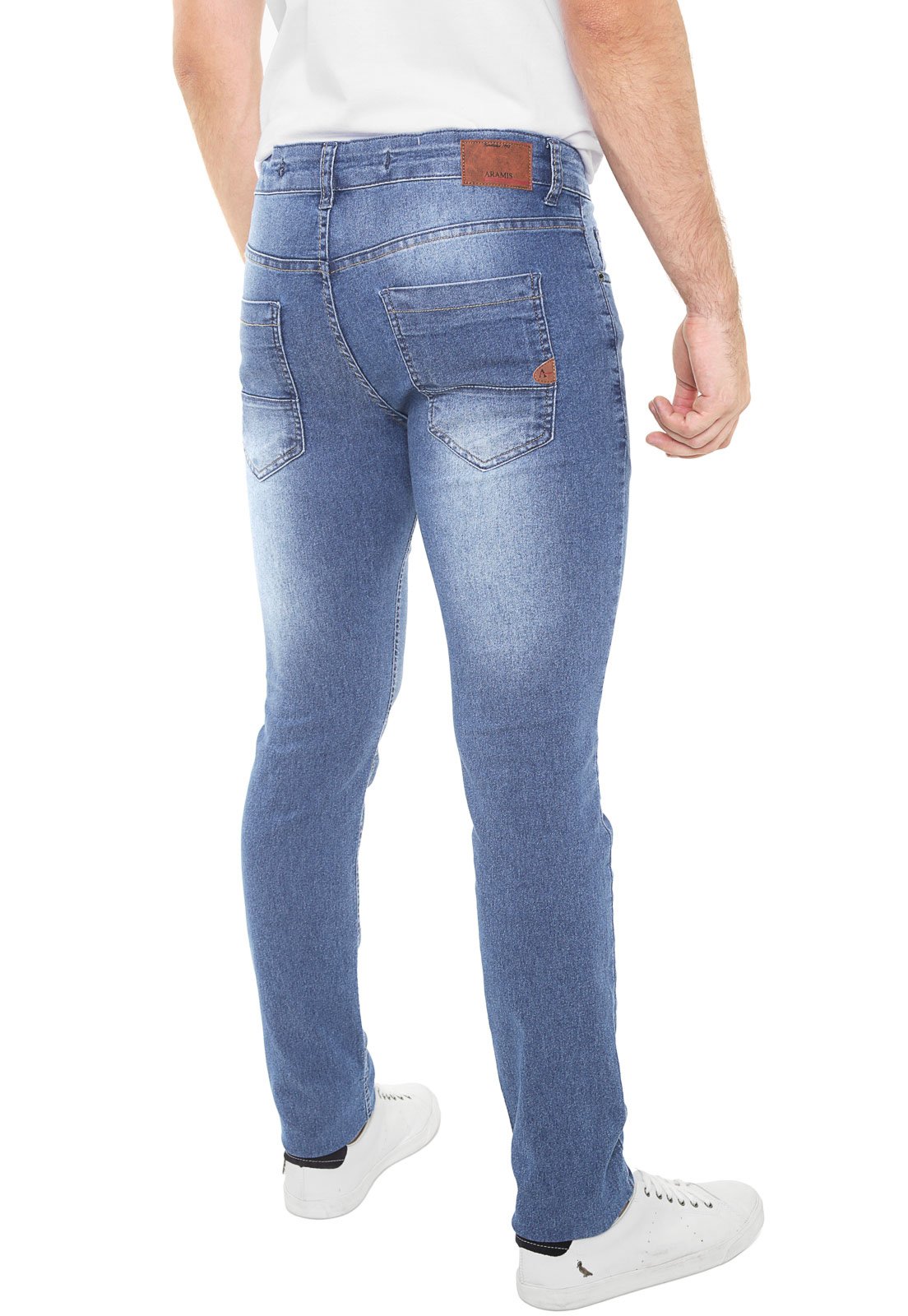 Calça Jeans Aramis Skinny Mila Azul Compre Agora Dafiti Brasil 