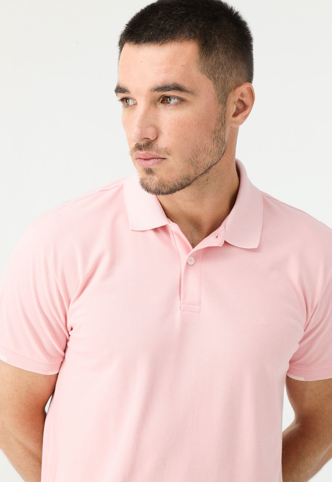 Camisa Polo Aramis Reta Lisa Rosa