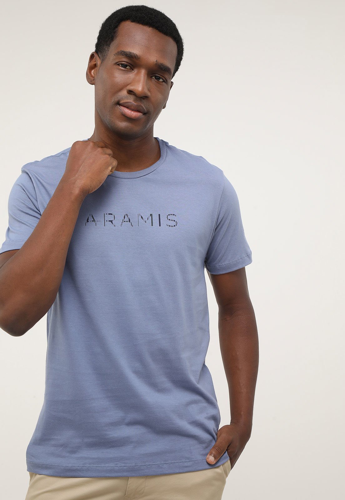 Camiseta Aramis Logo Azul