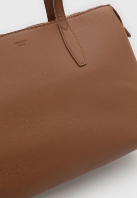 Bolsa Grande Arezzo Retangular Marrom