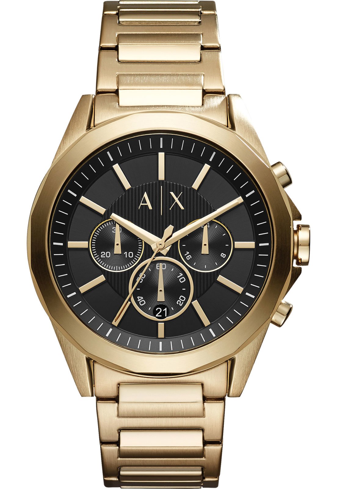 Relógio Armani Exchange AX2611/4CN Dourado - Compre Agora | Dafiti Brasil