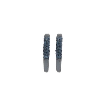 Brinco Armazem Rr Bijoux Ear Hook Dois Fios Cristal Azul Grafite Menor preço em Brinco Armazem Rr Bijoux Ear Hook Dois Fios Cristal Azul Grafite