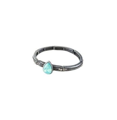 Pulseira Izolo Armazem Rr Bijoux Gota Verde Agua Menor preço em Pulseira Izolo Armazem Rr Bijoux Gota Verde Agua