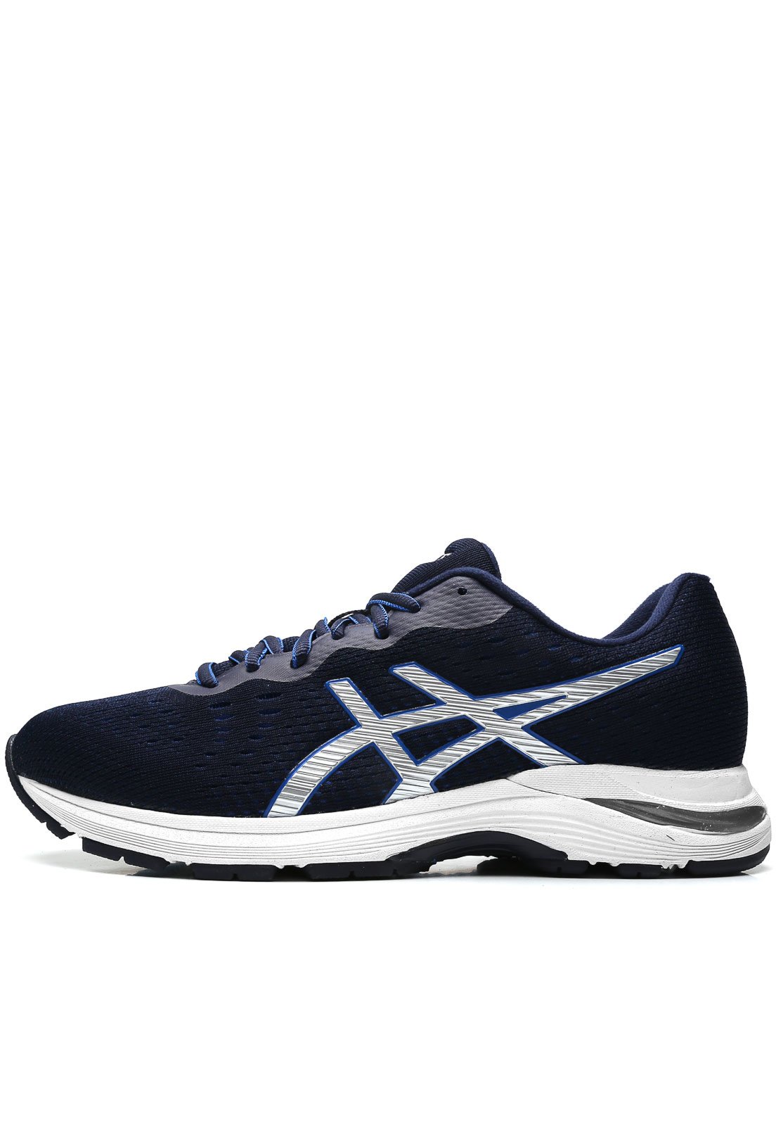 tenis asics azul marinho e rosa
