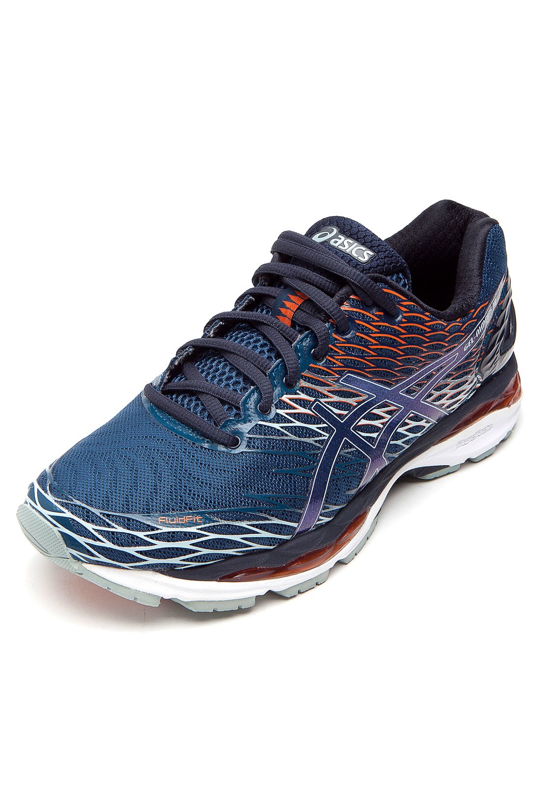 asics nimbus laranja
