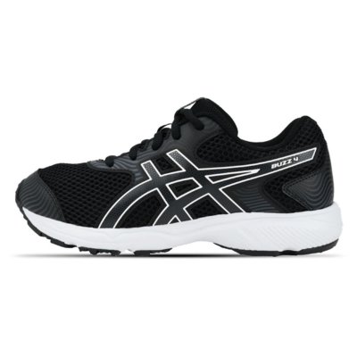 Tênis ASICS Buzz 4 - Infantil - Preto/Branco
