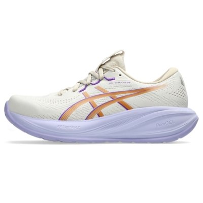 Tênis ASICS GEL-Cumulus 28 - Feminino - Bege/Roxo