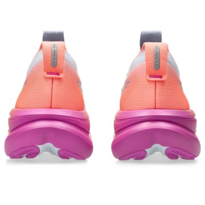 Tênis ASICS GEL Nimbus 28 - Feminino - Azul/Rosa