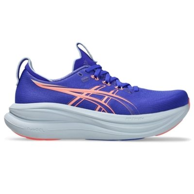 Tênis ASICS GEL Nimbus 28 - Feminino - Azul/Rosa
