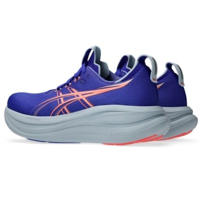 Tênis ASICS GEL Nimbus 28 - Feminino - Azul/Rosa