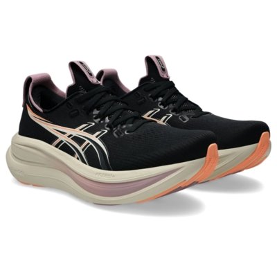 Tênis ASICS GEL Nimbus 28 - Feminino - Preto/Roxo
