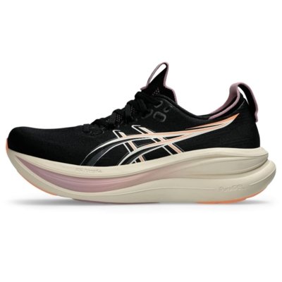 Tênis ASICS GEL Nimbus 28 - Feminino - Preto/Roxo