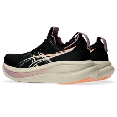 Tênis ASICS GEL Nimbus 28 - Feminino - Preto/Roxo