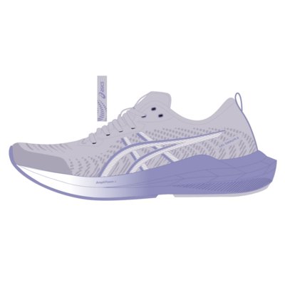 Tênis ASICS GEL-Shogun 8 - Feminino - Roxo/Roxo