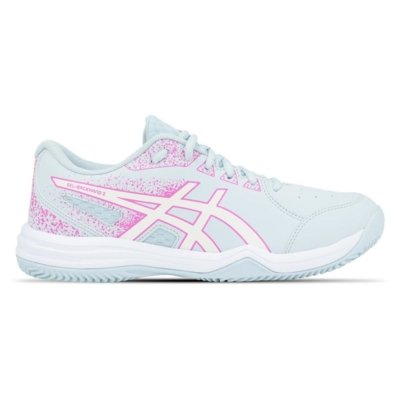 Tênis ASICS Gel-Backhand 2 Saibro - Feminino - Azul/Rosa