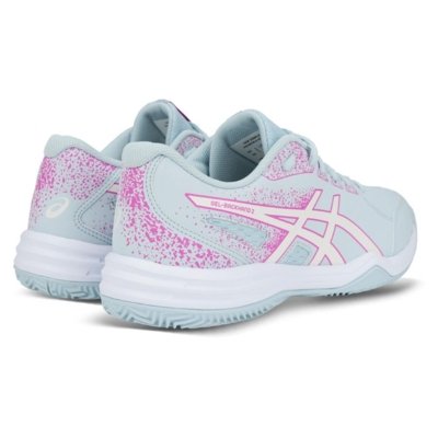 Tênis ASICS Gel-Backhand 2 Saibro - Feminino - Azul/Rosa